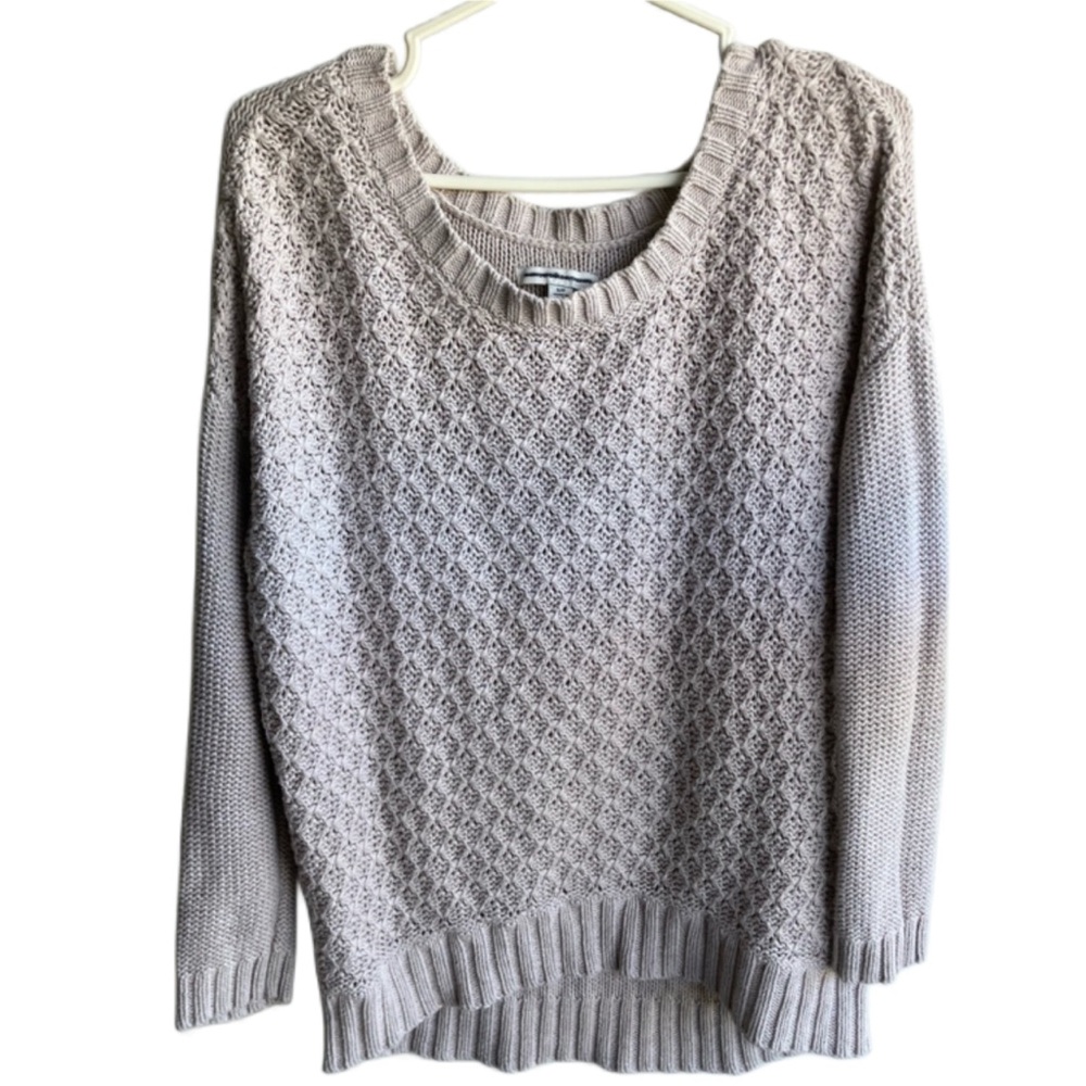 American eagle outfitters knit sweater purple 100% cotton small